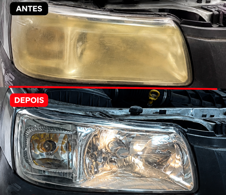 Revitalização de Faróis - VTR Studio Car