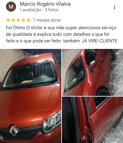 Avaliação real de Marcio Rogério Vilalva no Google